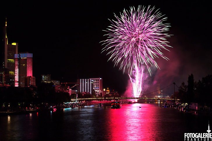 Feuerwerk Museumsuferfest Frankfurt 2016