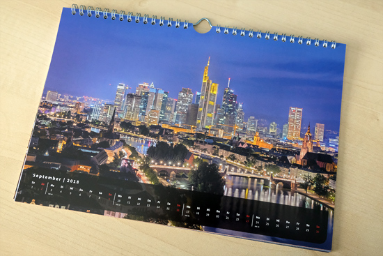 Fotokalender Frankfurt - Wandkalender A4 & A3 Wandkalender DIN A4 & A3 Frankfurt Deckblatt