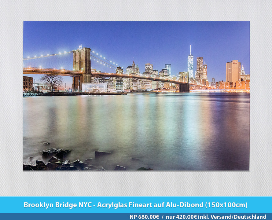 Bildershop Frankfurt - 005 NYC Brooklyn Bridge