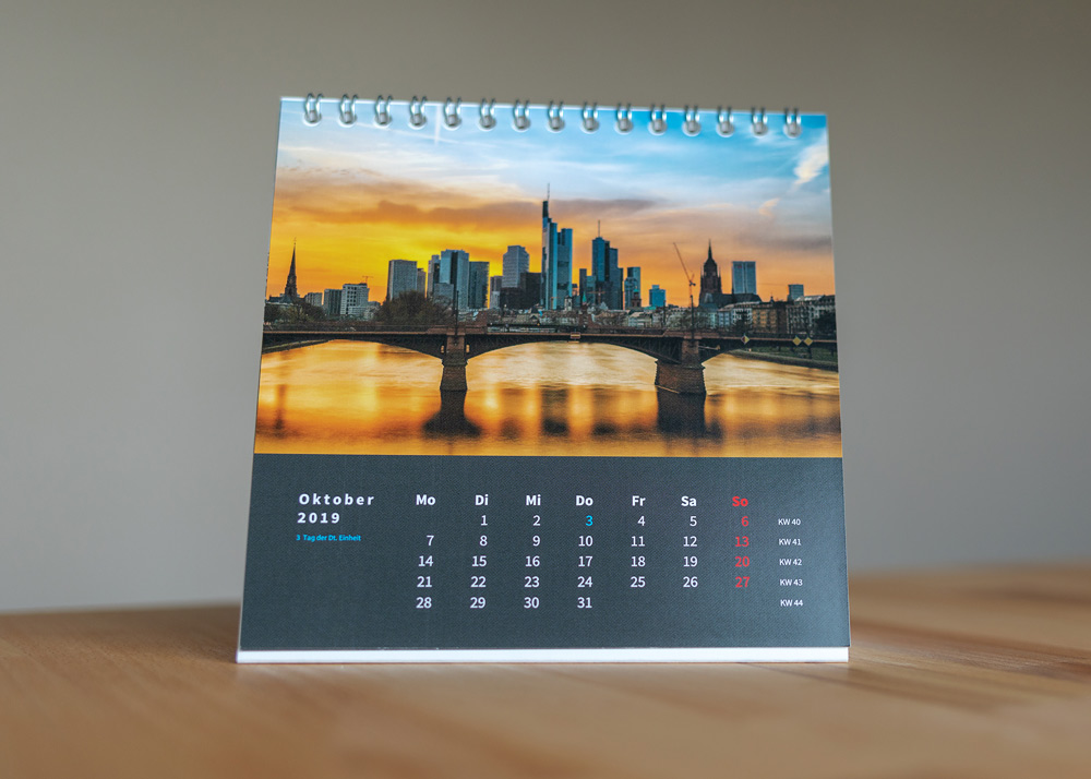 Fotogalerie Frankfurt Tischkalender 2019
