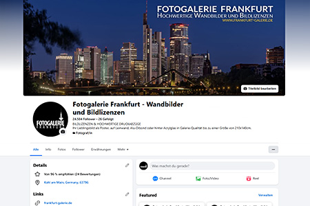 Facebook-Seite FOTOGALERIE FRANKFURT