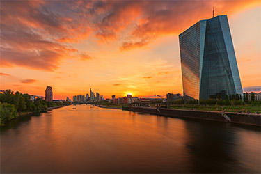 Frankfurt im Abendrot