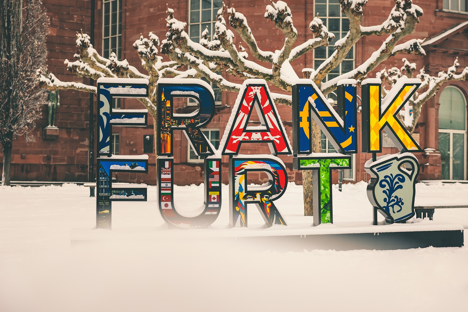 Frankfurt im Winter
