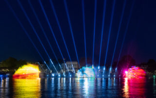 Ode an die Demokratie Lichtshow 8