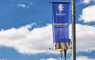 EURO 2024 Frankfurt Fahne