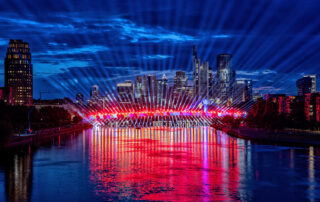 EURO 2024 Lichtshow Frankfurt