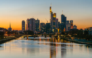 Frankfurt Abendrot 2012