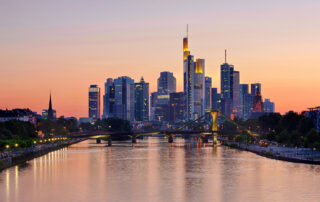 Frankfurt Abendrot 2014