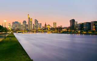 Frankfurt Abendrot 2015