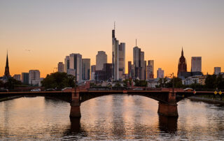 Frankfurt Abendrot 2016-02