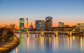 Frankfurt Abendrot 2017-02