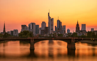 Frankfurt Abendrot 2017-03