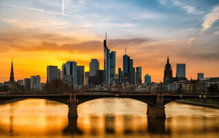 Frankfurt Abendrot 2018