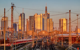 Frankfurt Abendrot 2019