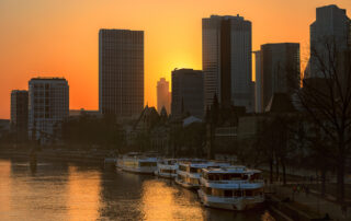 Frankfurt Abendrot 2020-02