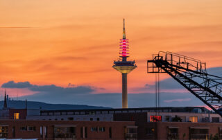 Frankfurt Abendrot 2020-06