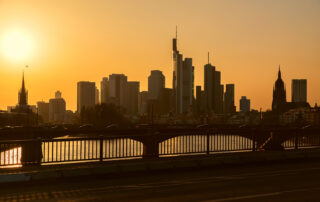 Frankfurt Abendrot 2021
