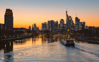 Frankfurt Abendrot 2022-03