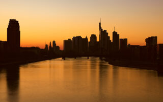 Frankfurt Abendrot 2022