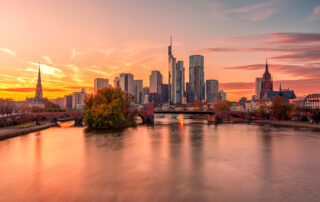 Frankfurt Abendrot 2024