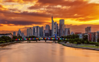 Frankfurt Abendrot EURO2024