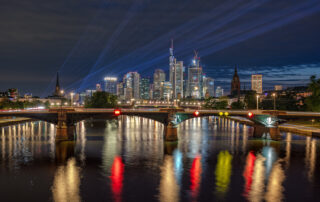 Frankfurt Skyline Lights 2023
