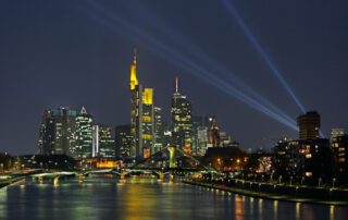 Frankfurt Skyline Nacht 2008