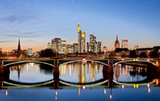 Frankfurt Skyline Nacht 2013
