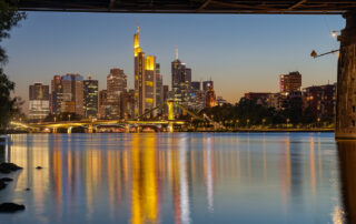 Frankfurt Skyline Nacht 2019
