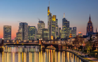 Frankfurt Skyline Nacht 2020