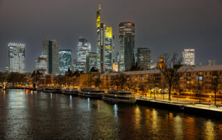 Winter Frankfurt Mainufer