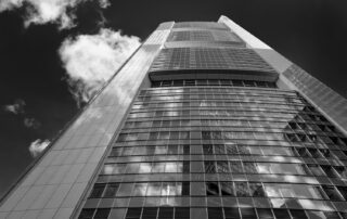 Commerzbank Tower Schwarz-Weiß