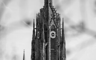 Dom Frankfurt Schwarz-Weiß