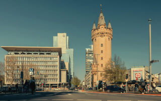 Eschenheimer Turm – Blue Mood Look – BILD-ID: bml_001 Eschenheimer Turm - Blue Mood Look