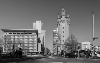 Eschenheimer Turm Schwarz-Weiß