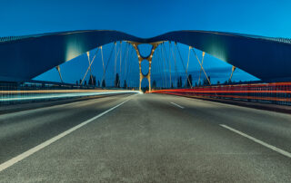Osthafenbrücke – Cool Blue Edition – BILD-ID: cbe_015 Osthafenbrücke - Cool Blue Edition